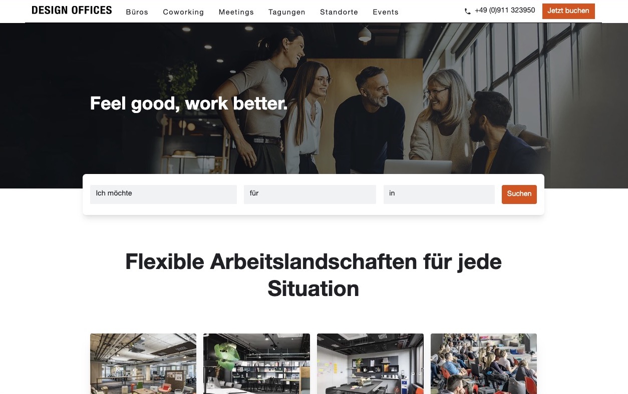 Die besten Websites Beispiel 3 - Design Offices